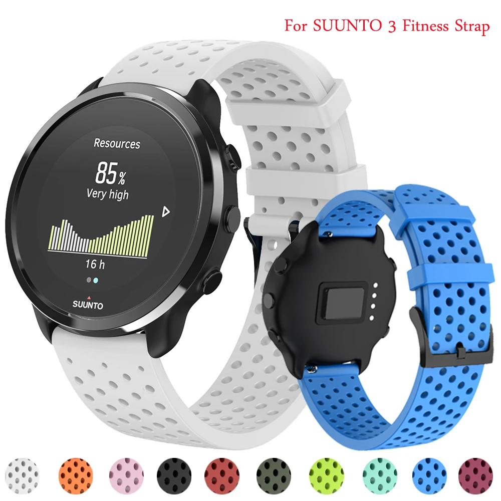 Силиконовый браслет для SUUNTO 3 ремешок Polar Ignite/Ticwatch E/Realme Watch/Xiaomi Mijia кварцевый умных