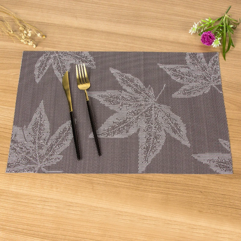 Woven Table pad Mat Non-slip Stain Heat Resistant Kitchen Dining Tablecloth Washable Home Decoration PVC Placemats 30x45cm | Дом и сад