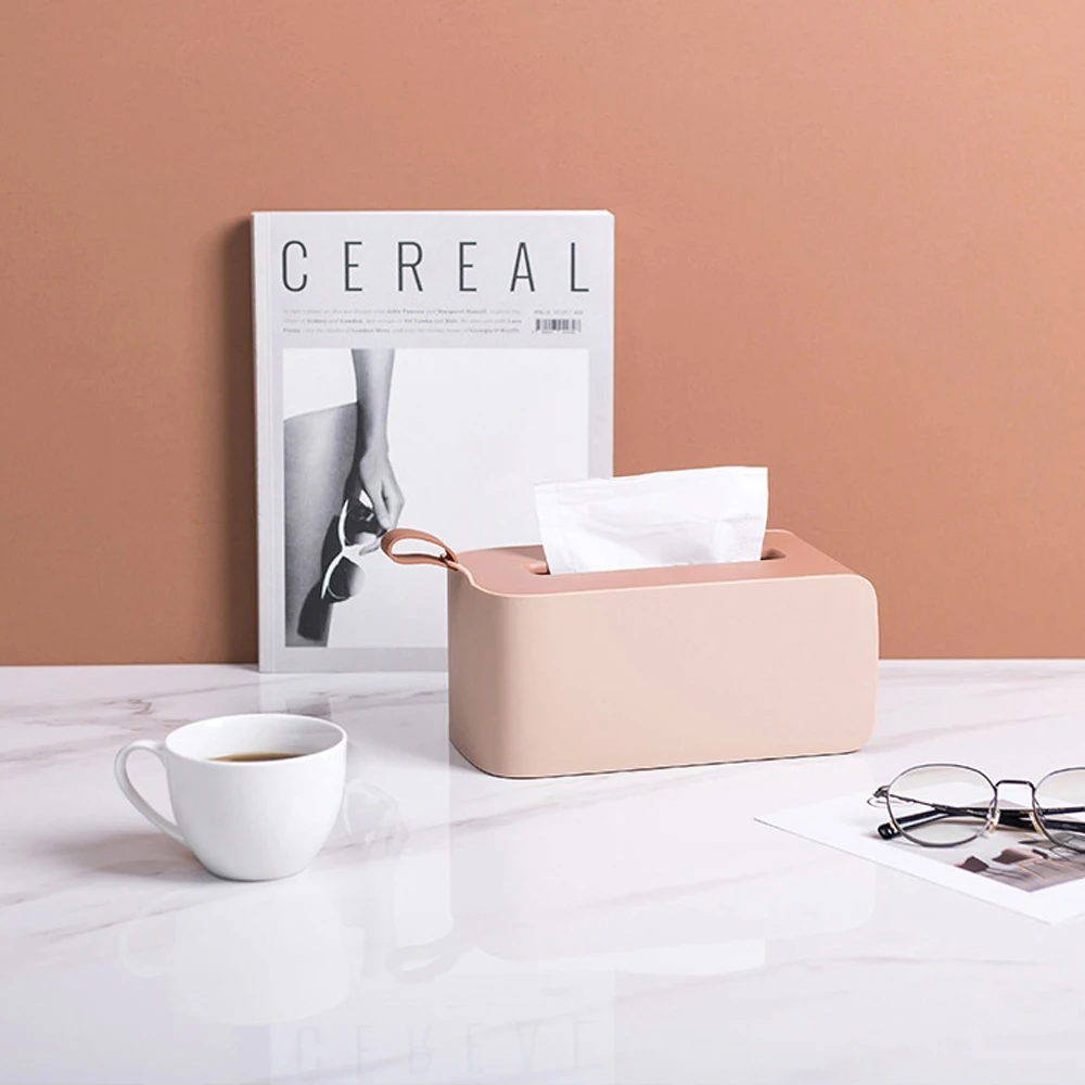 

Paper Box Tissue Box Household Living Room Creative Tea Table Remote Control Storage Box Roll Carton Simple Northern European