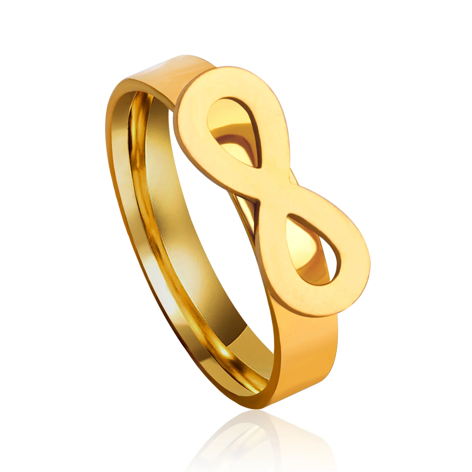 Модный набор колец LUXUKISSKIDS с золотым/стальным крестом эффектные ювелирные