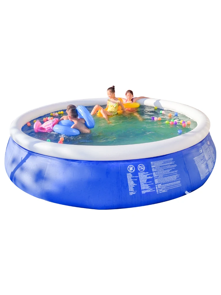 

Extra Large Swimming Pool Outdoor Round Kids Thicken Swimming Pool Inflatable Home Children Piscinas Pool Accessories DI50YC