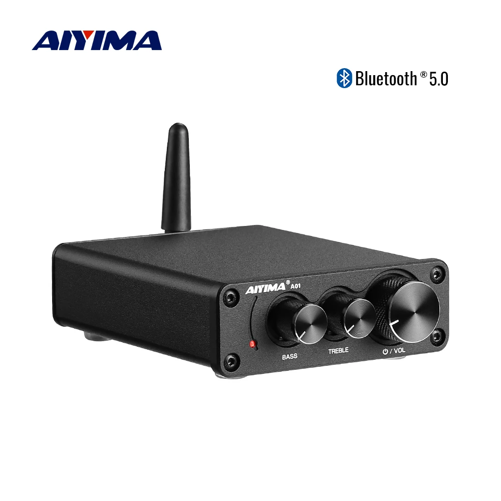 Стереоусилитель AIYIMA TPA3116 2 0 50Wx2 Hi Fi усилитель звука домашний с управлением