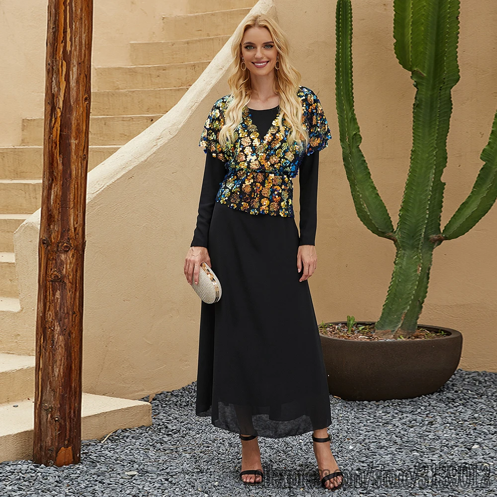 Eid Mubarek Abaya Турция хиджаб платье мусульманская мода мусульманский режим Sukienki
