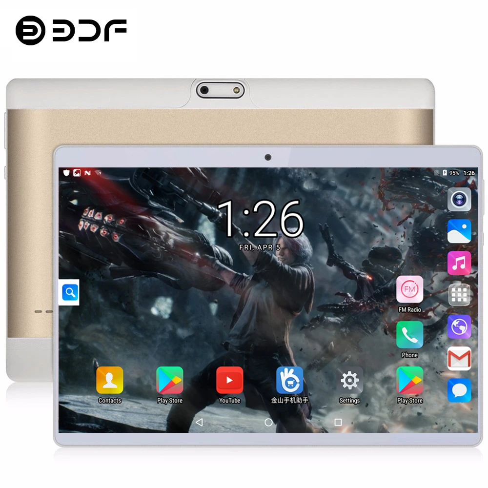 BDF, планшет, 10 дюймов, 3G/4G, LTE, телефонный звонок, планшетный ПК, четыре ядра, 4 Гб ram, 64 ГБ rom, Tab 1280*800, ips 10,1, планшеты, Android 8,1