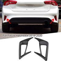 2pcs rear fog light lamp frame cover trim for ford focus hatchback mk4 2019 2020