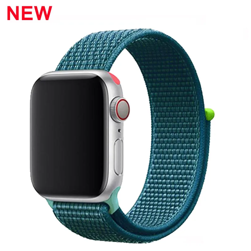 Ремешок для Apple Watch 42 мм 38 мм 5 4 3 correa iwatch 44 мм 40 мм спортивный браслет-петля Apple watch 5 4 аксессуары 5/3/2 - Цвет ремешка: NEW 6