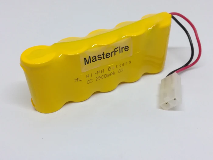 Оригинальная Аккумуляторная Ni MH батарея MasterFire SC 6 в 2500 мАч никелево