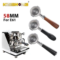 58mm coffee bottomless portafilter filter basket for e61 expobar rocket coffee machine espresso accessory coffee maker tools