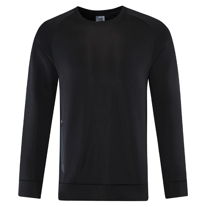 Мужской свитшот с длинными рукавами и карманами на молнии осень 2021 для