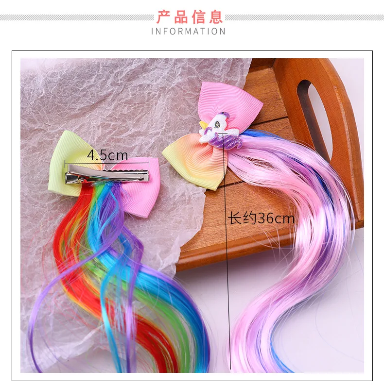 Заколка для волос в виде единорога девочек Шпилька Корейском стиле супер