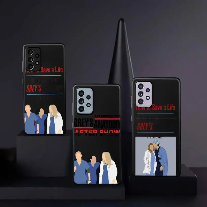 

greys anatomy Phone Case For Samsung A32 A51 A52 A71 A50 A12 A21S S10 S20 S21 Plus Fe Ultra