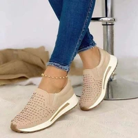 europe plus size 43 fashion sneakers women casual platform shoes for women wedges slip on bling zapatos de mujer ladies shoes