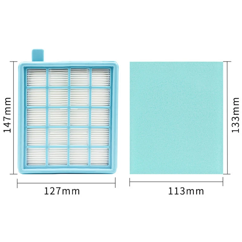 

7Pcs/Lot Filter Mesh HEPA Filters for Vacuum Cleaner FC8515 FC8516 FC8517 FC8470 FC8471 FC8630 FC8631 FC8632