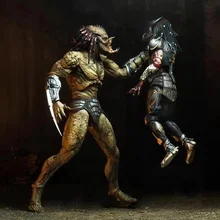 NECA Fugitive Armored Assassin Ultimate Predator Figure Unmasked Action Figure PVC Collectible Model Toys