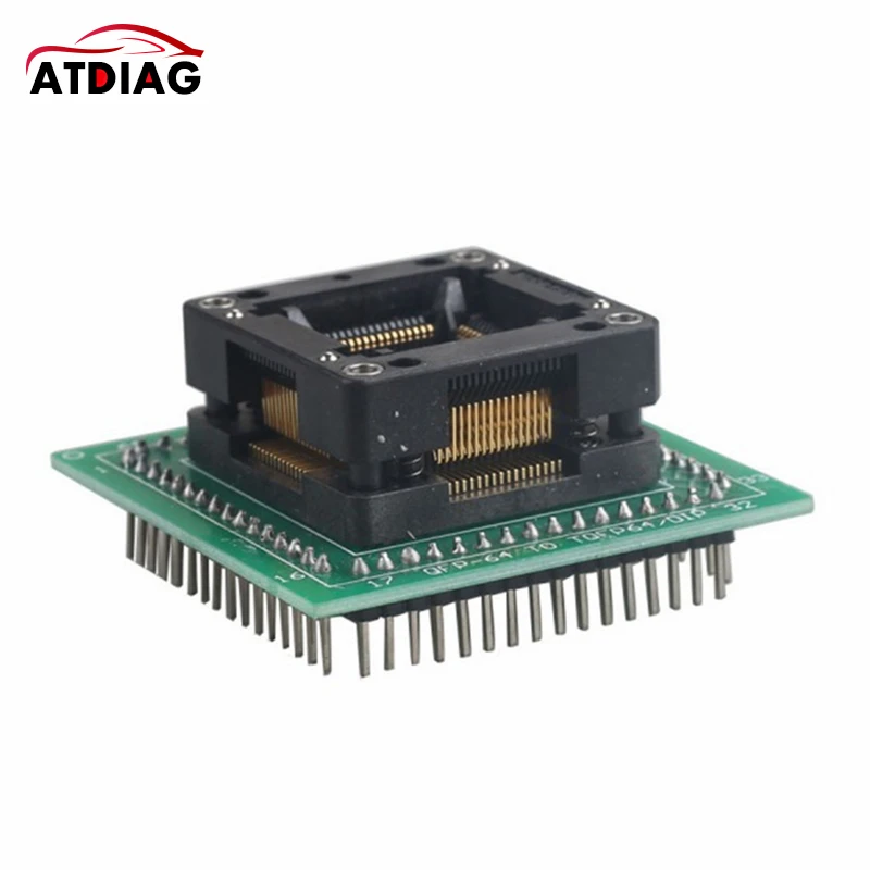 Адаптер HC05 HC08 QFP64 используется для программатора ETL и XPROG M|xprog adapter|adapter xprogetl programmer |