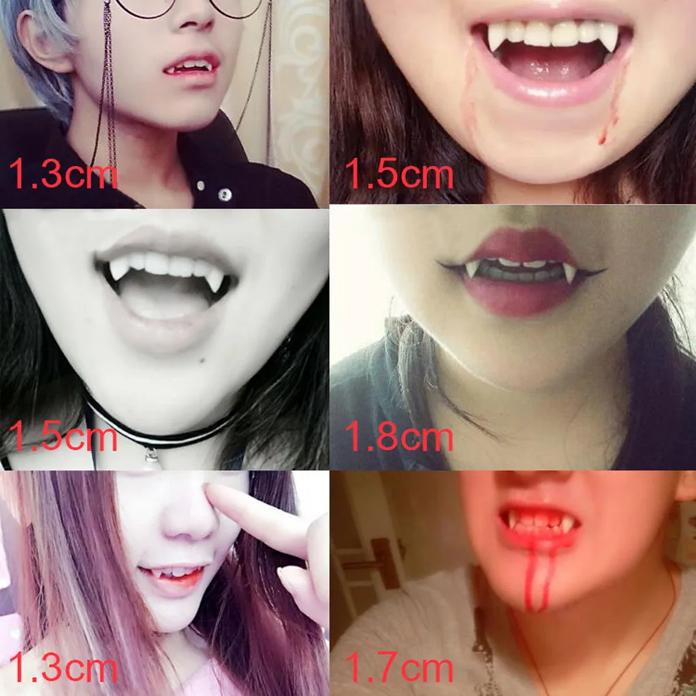 2020 зубы Вампира Клыки зубные протезы реквизит Хэллоуин костюм вечерние