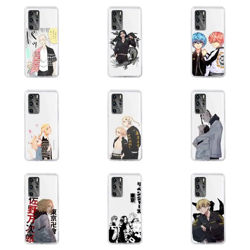 

tokyo revengers Phone Case For Huawei P40 P30 P20 Mate Honor 10i 30 20 i 10 40 8x 9x Pro Lite Transparent Cover