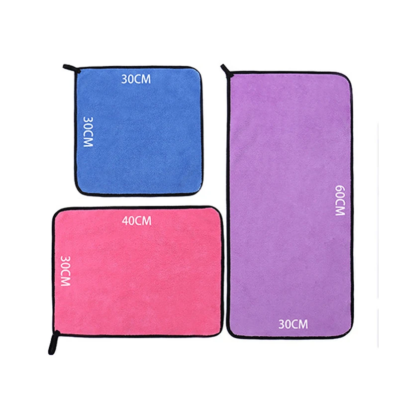 Красочная бархатная ткань из микрофибры и кораллового флиса для чистки