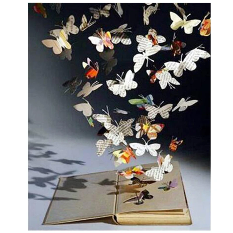 Фэнтезийная Бриллиантовая мозаика в виде книжки бабочки 5d икона сделай сам