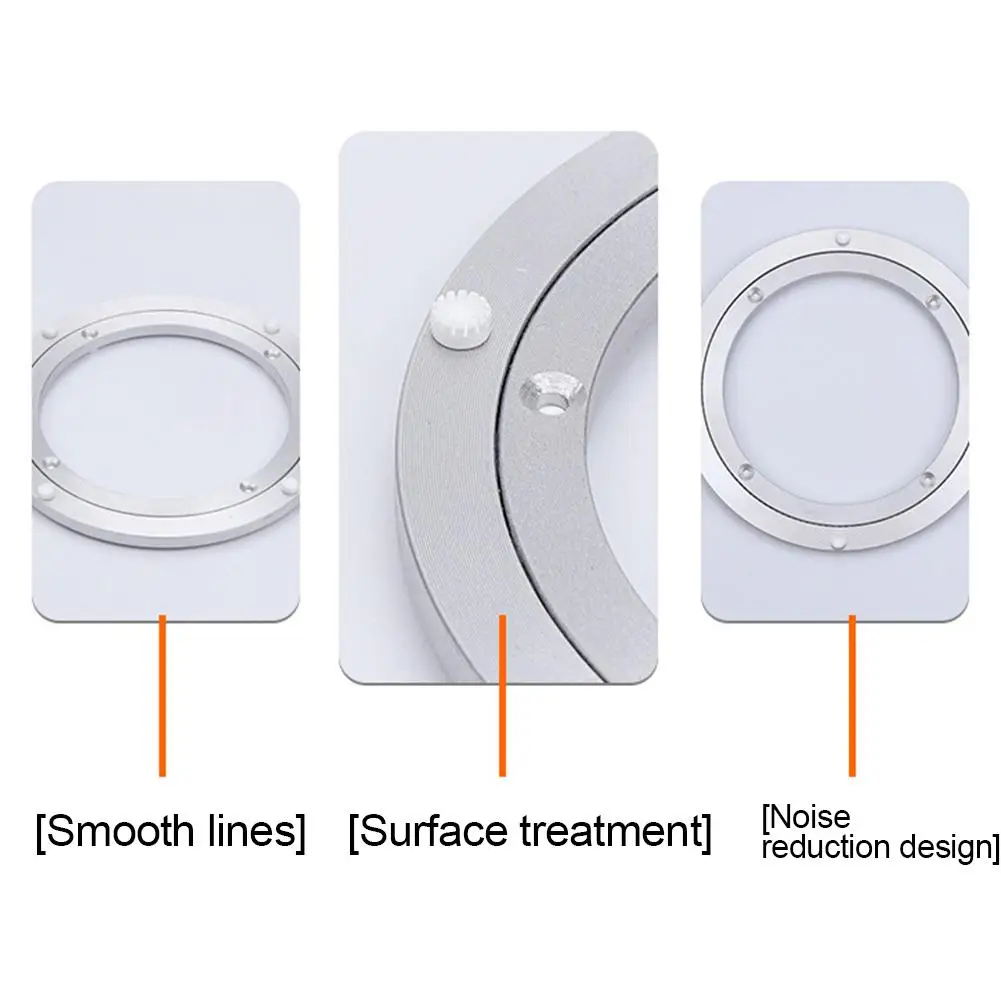 

Round Shape Aluminium Alloy Smooth Swivel Turntable Turnplate for Rotating Table