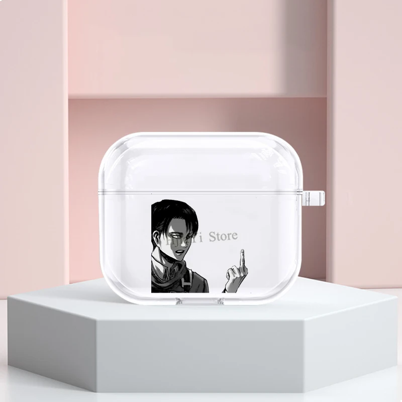 

Levi Ackerman TPU Case For Apple Airpods 3 Cover Protective Earphone Case For Airpods Pro 2/1 Cover