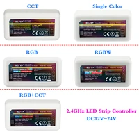 led strip controller single color rgb cct rgbw 2 4ghz wireless dimmer for dc12v 24v led tape light can rf wifi smart app control