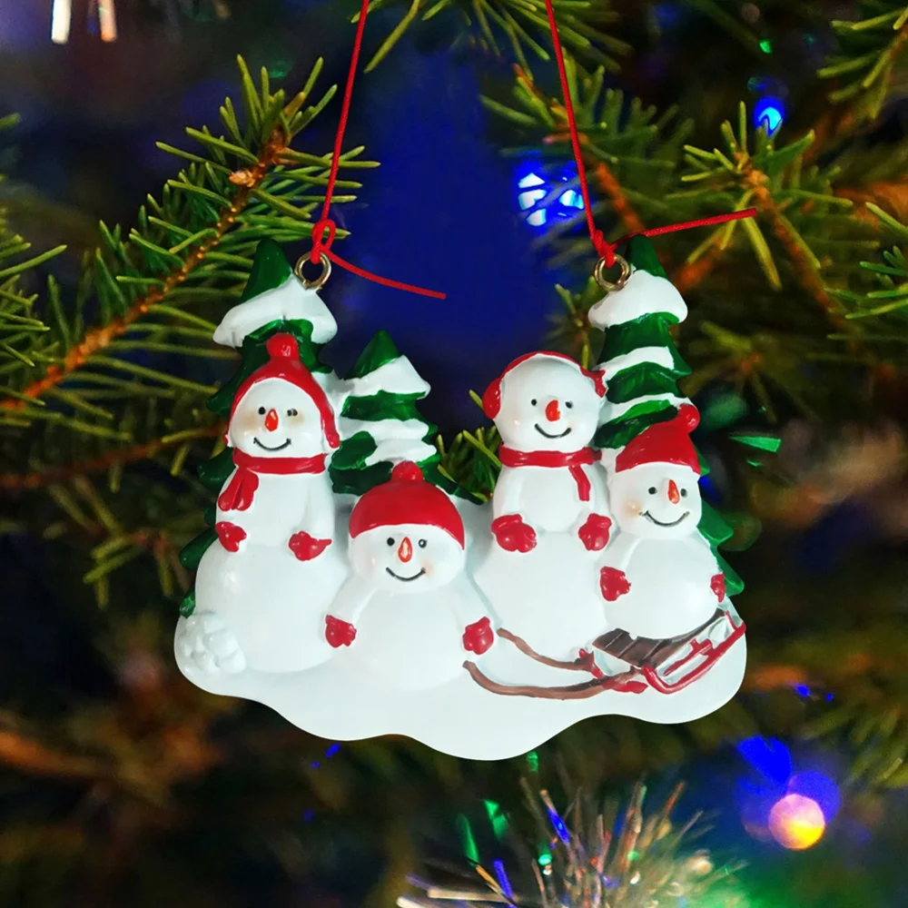 

Керамические подвесные украшения в виде Санта Клауса, снеговика, подвески на рождественскую елку, рождественские украшения, новый год