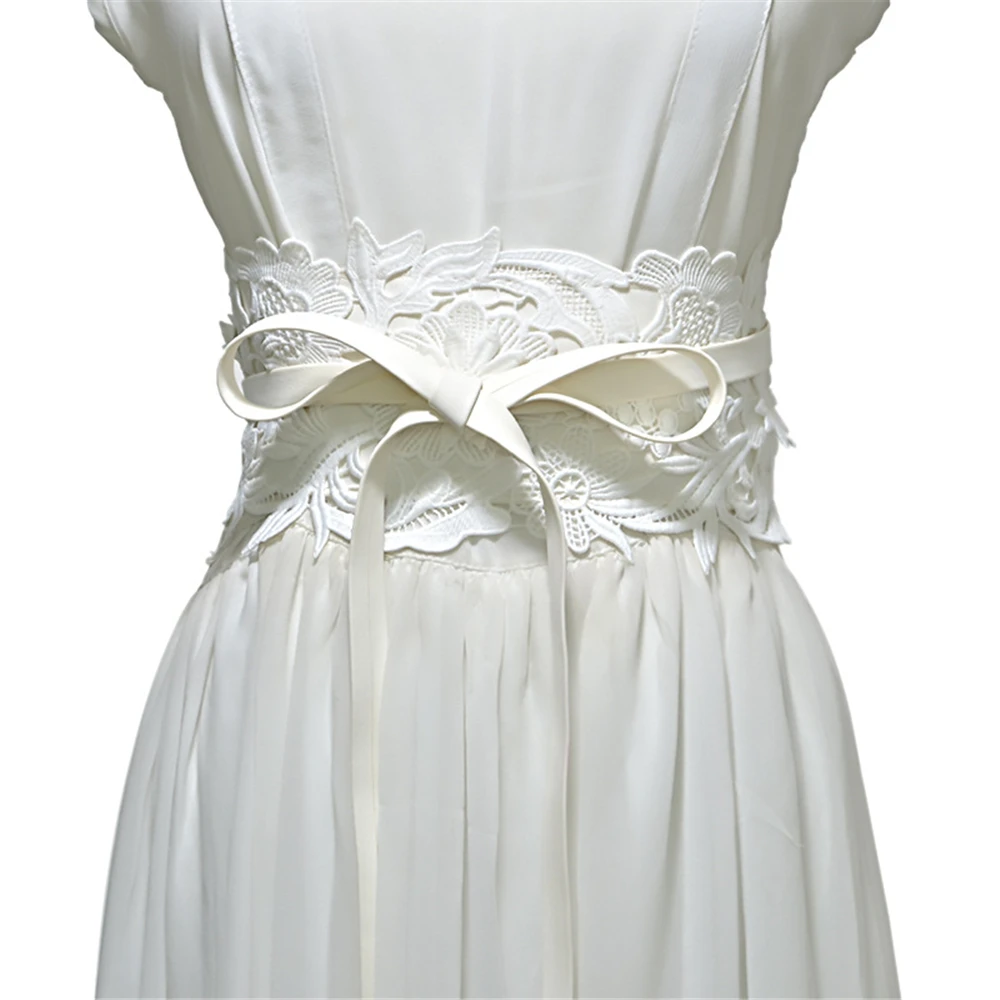 

2021lace Up Belts For Women Faux Leather Belt Wide Bow Tie Vintage Corset Waistband Retro Belts Apparel Accessories