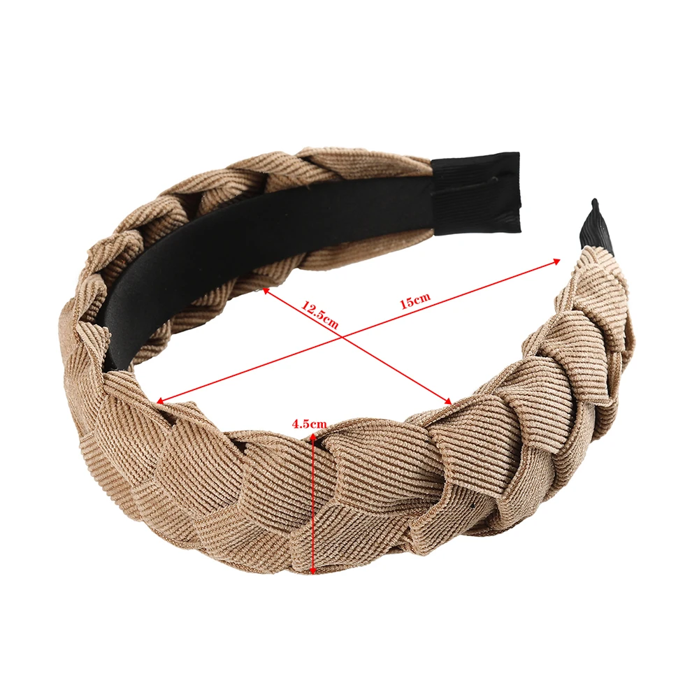 Женский бархатный ободок AWAYTR однотонный в стиле ретро аксессуар для волос на