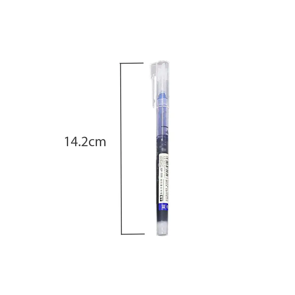 

1Pcs Gel Pen 0.5mm Student School Office Stationery Pen Pen Gel Fine New Roller Liquid Rollerball Capacity Ink Big Nib Stra W4Z8