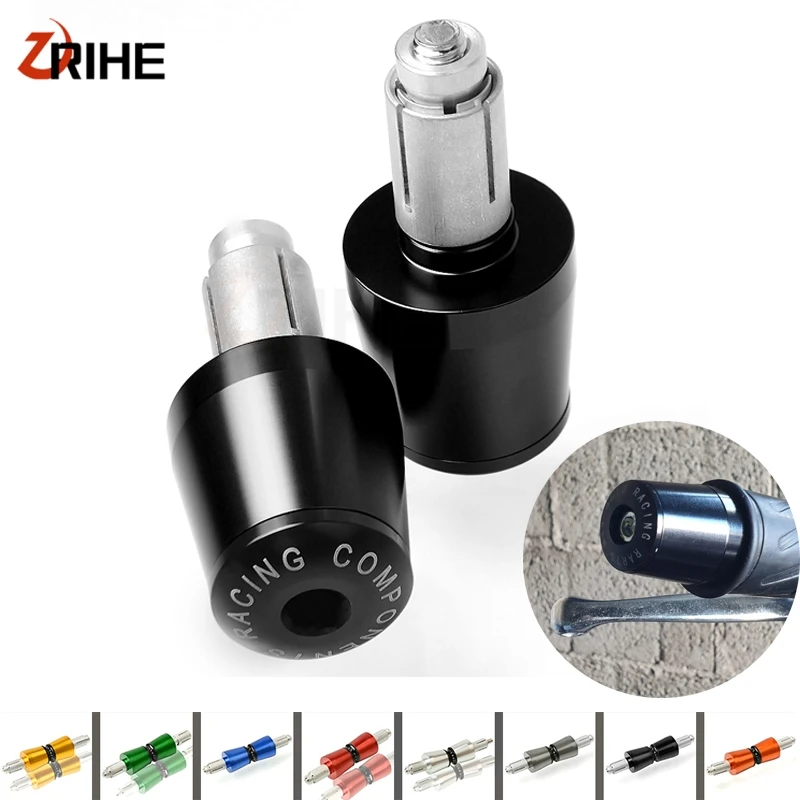 7/8 &quot22 мм Универсальный руль мотоцикла рукоятки Грипсы бар крышки концевые