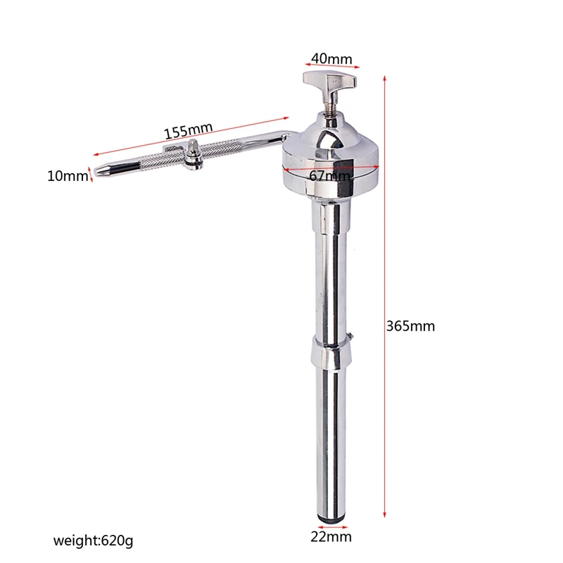 

Aluminum Alloy Cymbal Drum Mount Holder Support for Drummer DIY Accessories