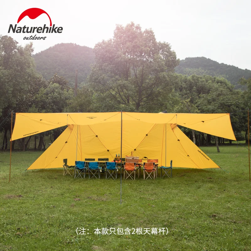 Палатка Naturehike силиконовая уличная модернизированная на 40 ден 8 человек защита от