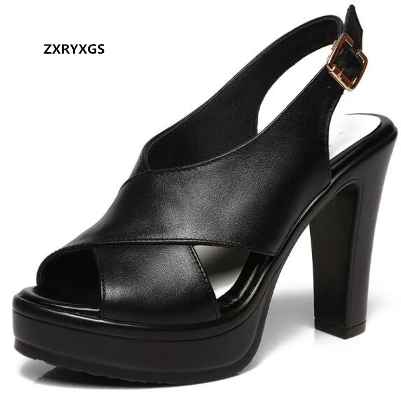 2021 Новые Элегантные Босоножки с открытым носком женская летняя обувь из коровьей