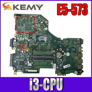 akemy for acer aspire e5 573 e5 573g laptop motherboard with intel i3 cpu ddr3l da0zrtmb6d0 nbmvh11001 100 fully tested free global shipping