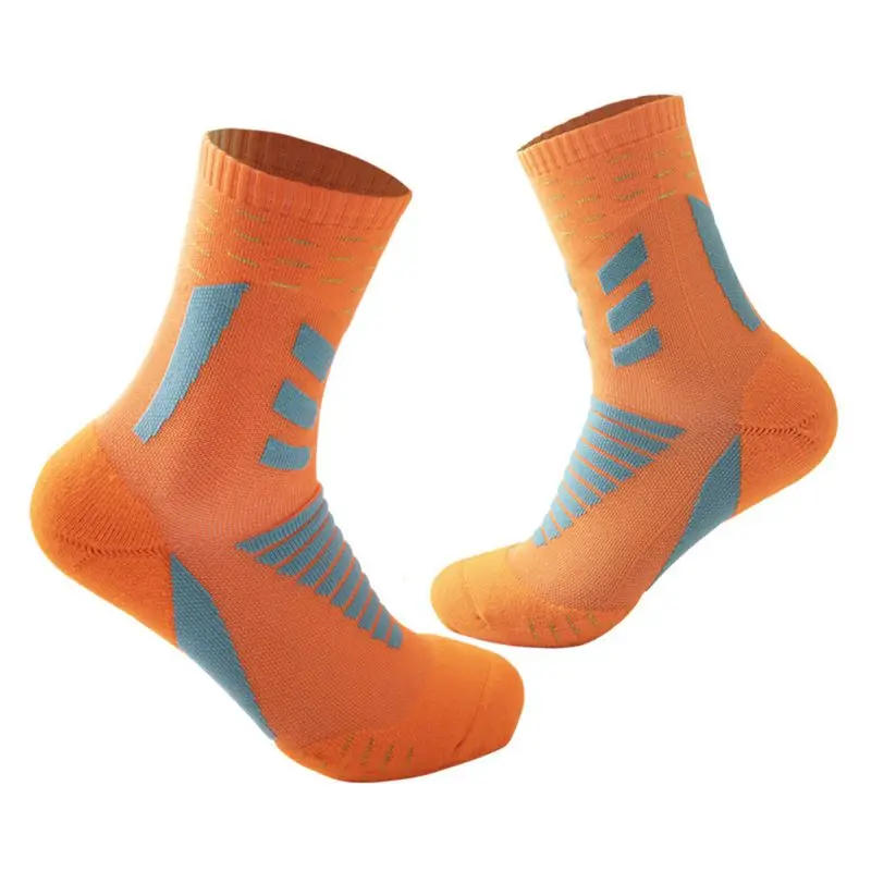 

Men Sports Socks Outdoor Running Basketball Socks Breathable Sweat-absorbent Towel Bottom Cycling Racing Bicycle Sock