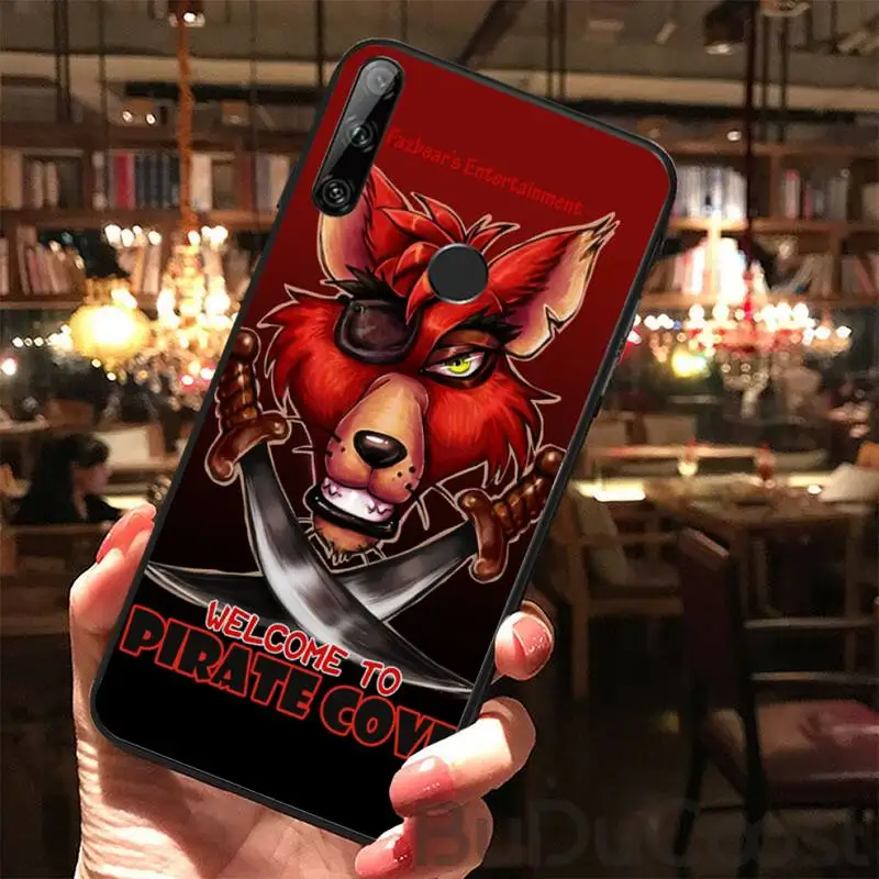 

Riccu Cartoon Fox Fnaf Plush Foxy Phone Case For Huawei Y5 Y6 Y7 Y9 Prime 2019 Enjoy 7 8 9 10 Plus