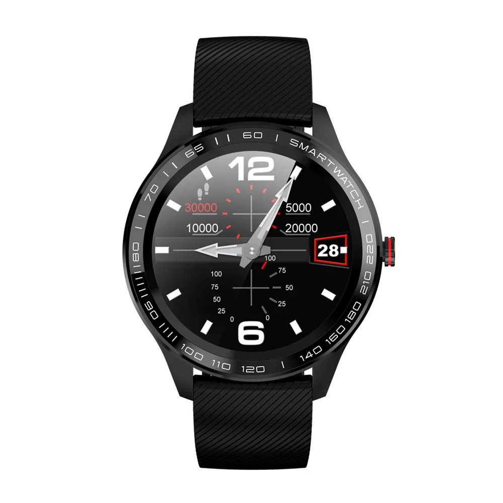 L9 Смарт часы ЭКГ сердечный ритм звонки напоминание полный сенсорный Smartwatch IP68 Водонепроницаемые часы для мужчин для Android IOS PK L7 GT2