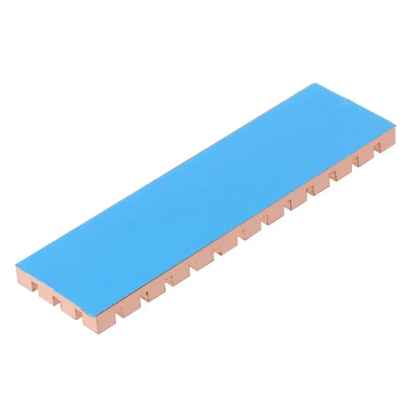 Теплоотводящий радиатор из чистой меди теплопроводящий клей для M.2 NGFF 2280 PCI E NVME SSD