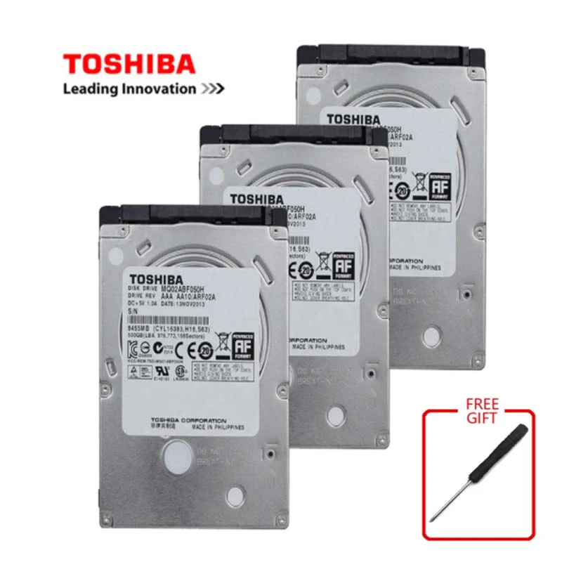 

TOSHIBA Internal 120G 160G 250G 500G 1T 2T HDD 320GB 2.5" SATA2 Laptop Notebook Hard Disk Drive 5400-7200RPM Disco Duro Interno