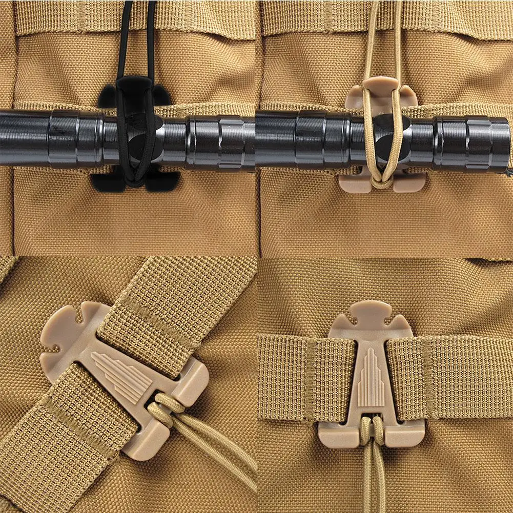 

1/2/5 Pcs Backpack Buckle Carabiner Clips Outdoor Nylon Camping Bag Hanger Hook Clamp Carabiner Survival Gear Tools