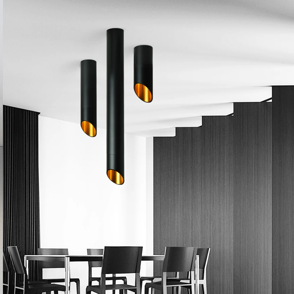 

Hartisan Ceiling Lights Nordic LED Irregular Creative Personality Kitchen Tube Spot Hanging Lamp Shop Room Light Indoor Lighting