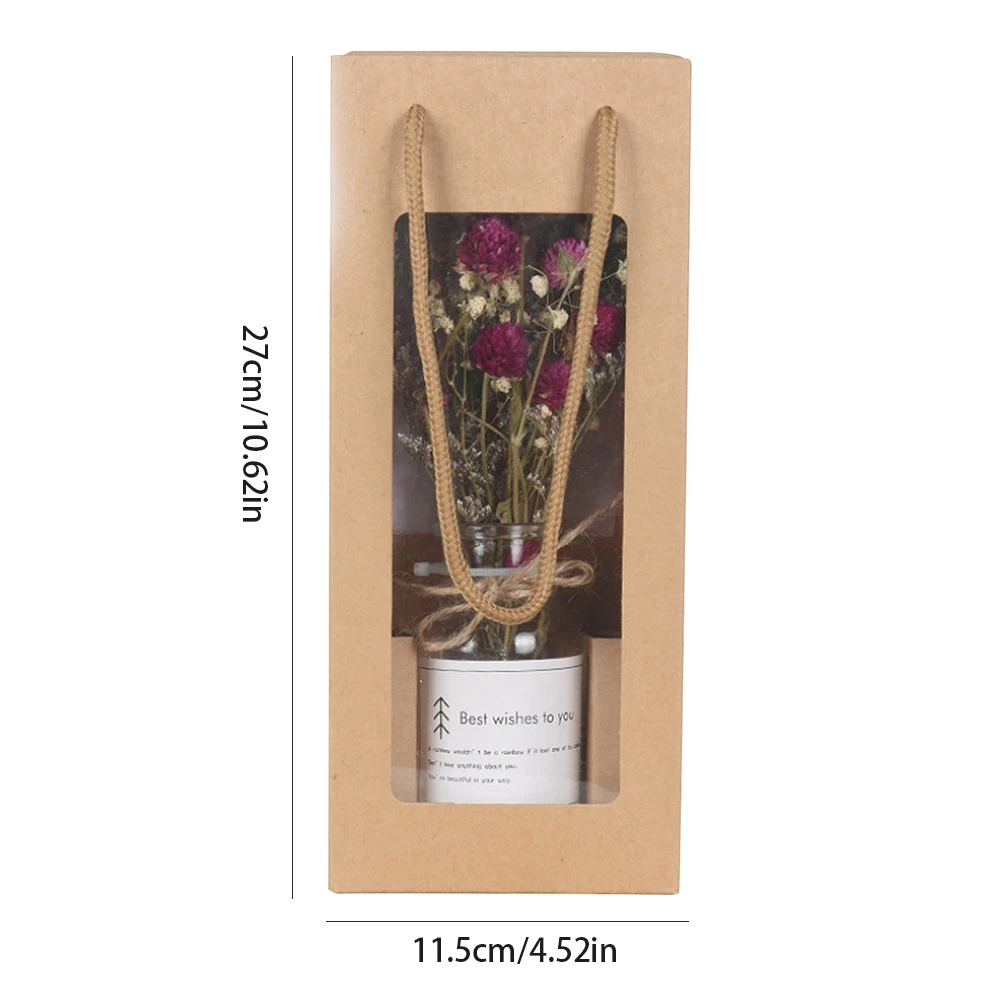 

Mothers Day Gifts Dried Flower Bouquet Glass Bottle Innovative Wedding Decoration Nordic Style Shooting Props Home Decoration