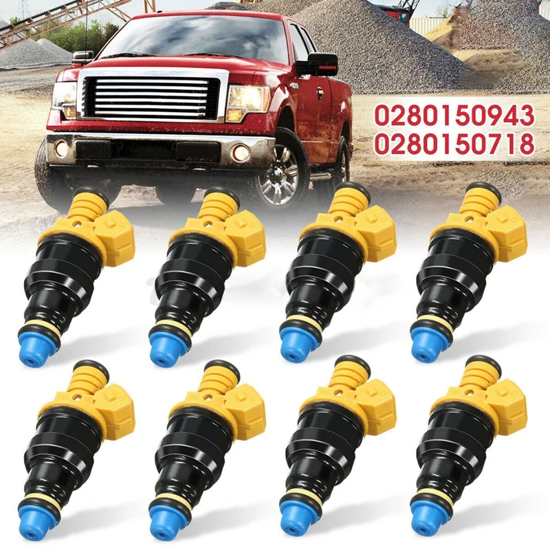 

8 шт. топливный инжектор для Ford F150 E150 F250 F350 V8 4,6 5,0 5,8 4,6 5.4L 0280150718