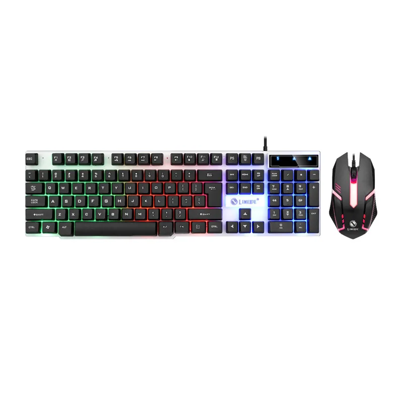 

Mechanical Keyboard USB Wired waterproof LED Backlit 104 Keys Gaming Keyboards 7 colors Switches for Tablet Desktop pro gamer