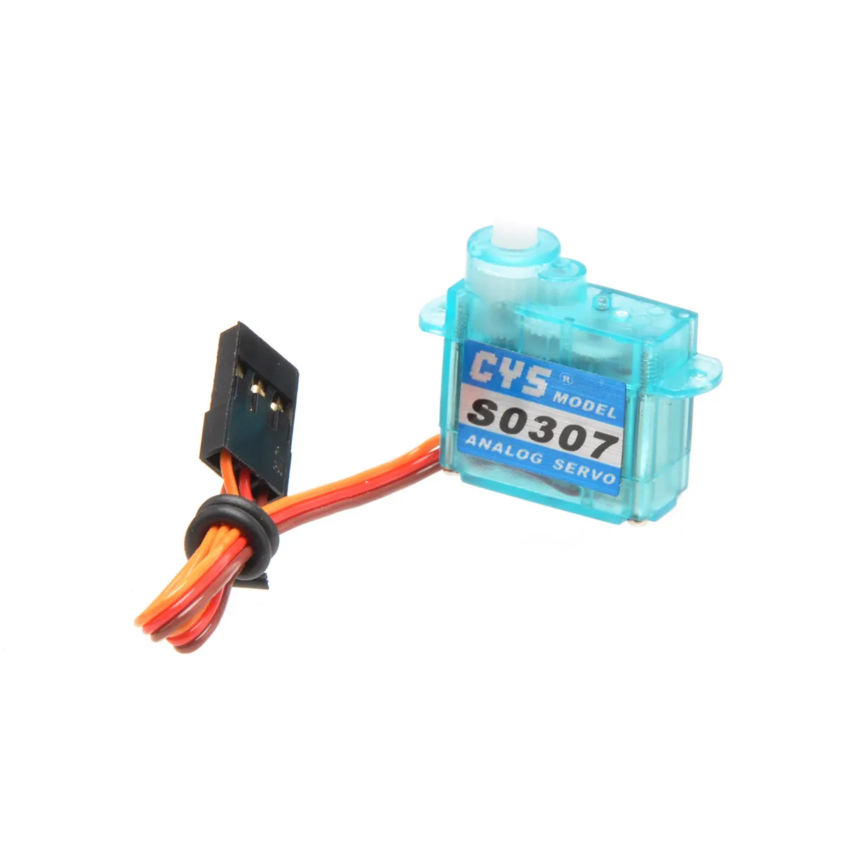 

2Pc CYS-S0307 Plastic Analog Gear 0.5KG 0.8kg 0.12speed Micro Servo For RC Plane