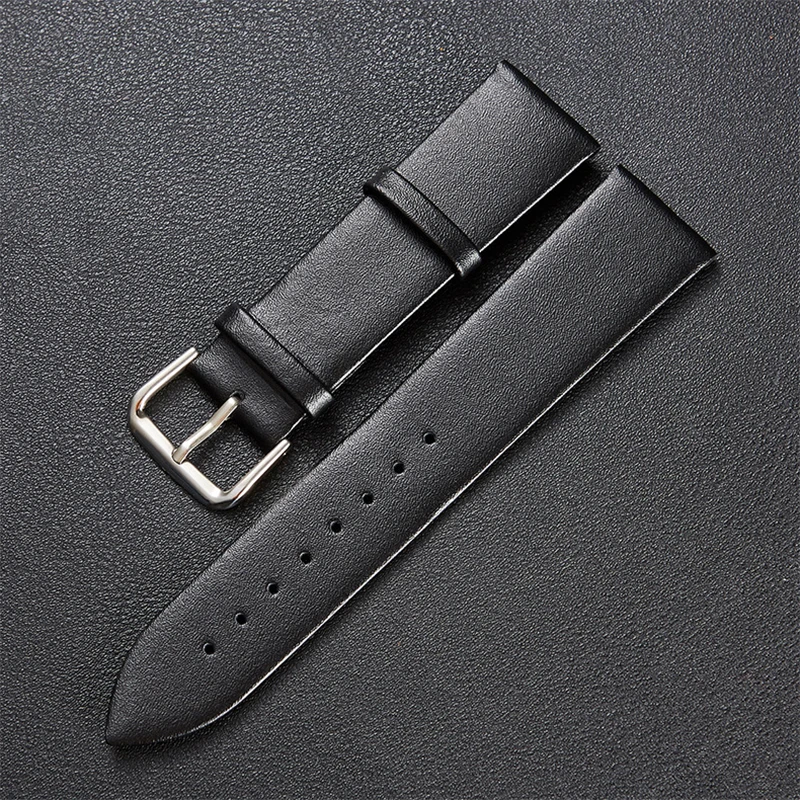 Кожаный ремешок для наручных часов мужчин и женщин 12 14 16 18 20 22 24 мм на ремне