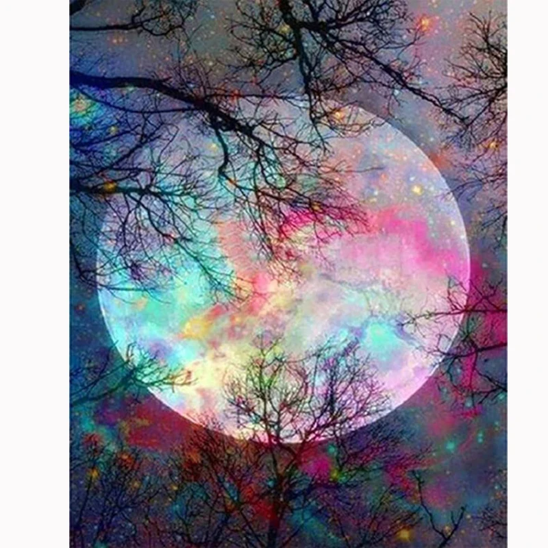 2020 Новое поступление пейзаж 5d алмазная живопись своими руками вышивка Луна и