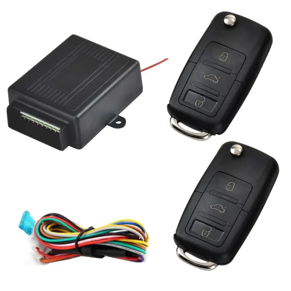 1Set 12V Universal Car Alarm System Automatic Central Kit Door Lock Vehicle Remote Control | Автомобили и мотоциклы
