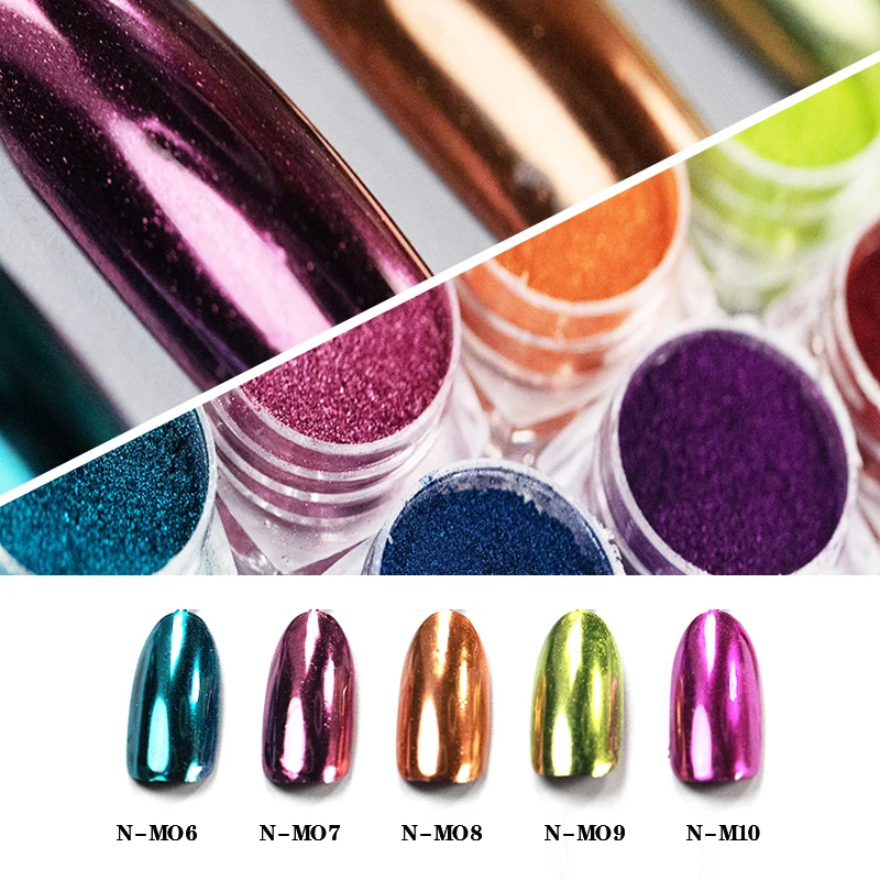 

Блестящий Пигментный Порошок для дизайна ногтей волшебный зеркальный Маникюр Блестки для ногтей УФ DuoChrome голографические ногти для женщин ...